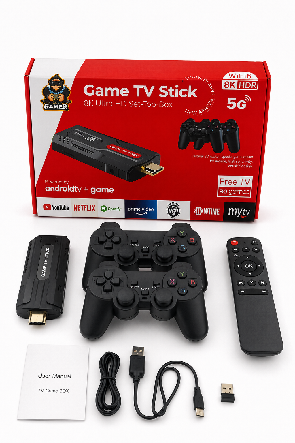 Upgrade Your TV with the 8K Game TV Stick – Stream, Play & Enjoy Endless Entertainment