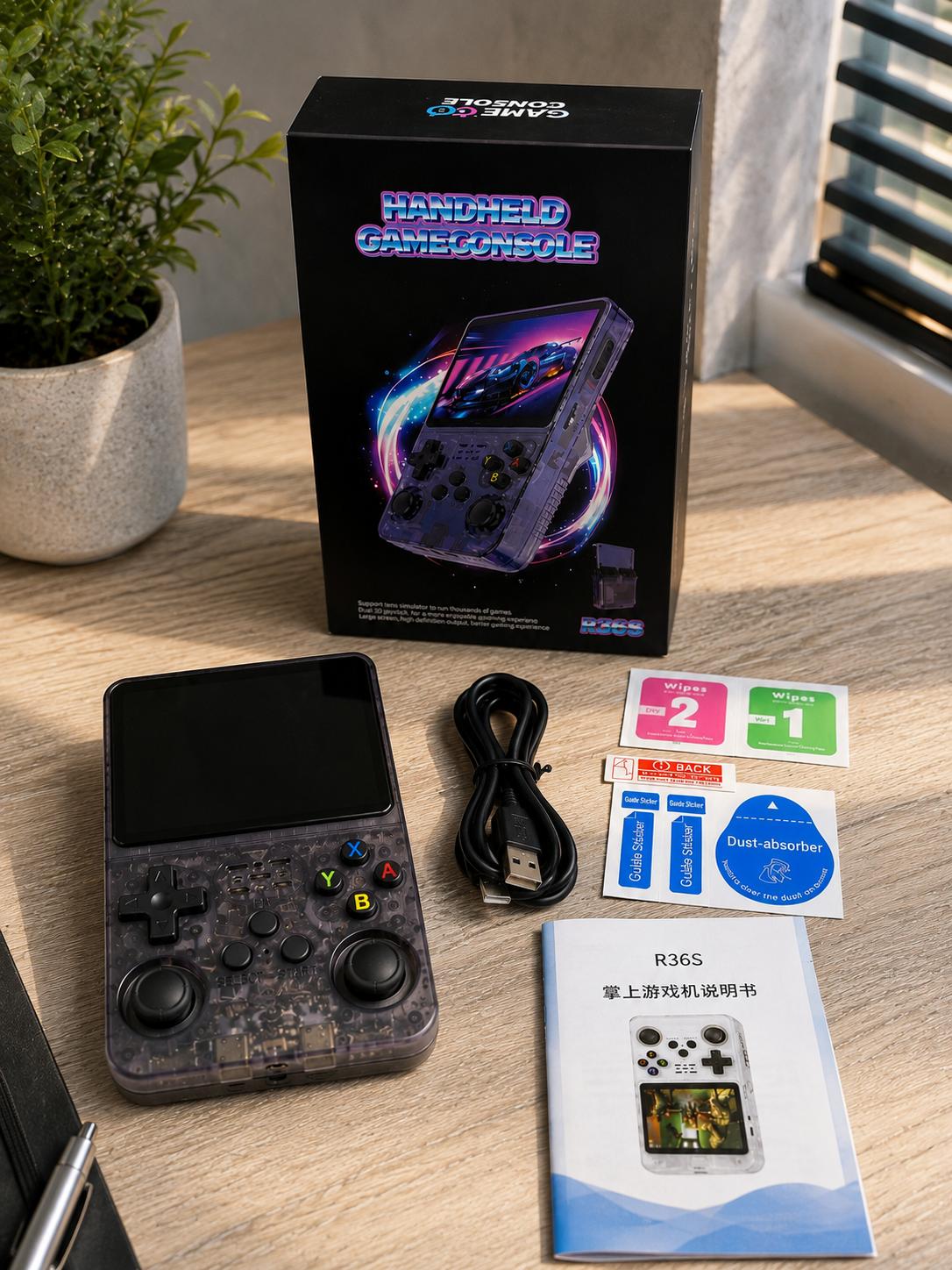R36S Handheld Game Console: 15,668 Games in One Portable Console 🎮