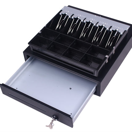 Heavy Duty POS Cash Drawer 5 Bill 8 Coin Locking Cash Register Drawer RJ12