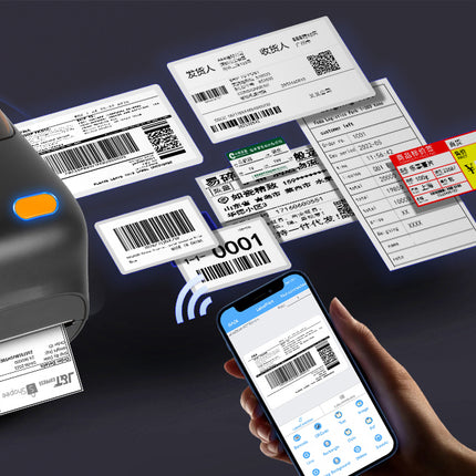ZYWELL ZY910 4-Inch Thermal Shipping Label Printer | WiFi + LAN + USB | 203 DPI