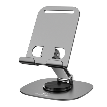 360° Rotation Folding Bracket & Adjustable Aluminum Phone & Tablet Stand – Foldable Holder for iPhone, iPad, Samsung & Tablets