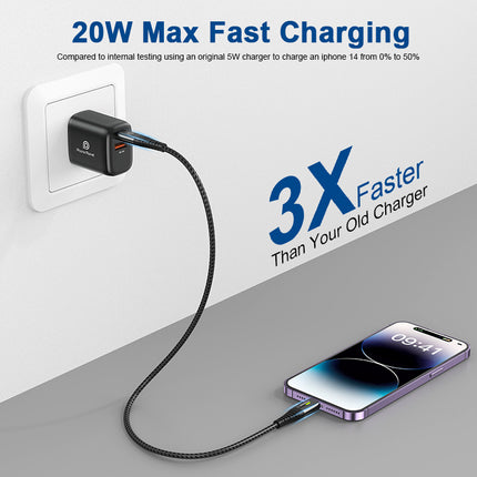 Phone Planet 20W USB-C PD Wall Charger Dual Port