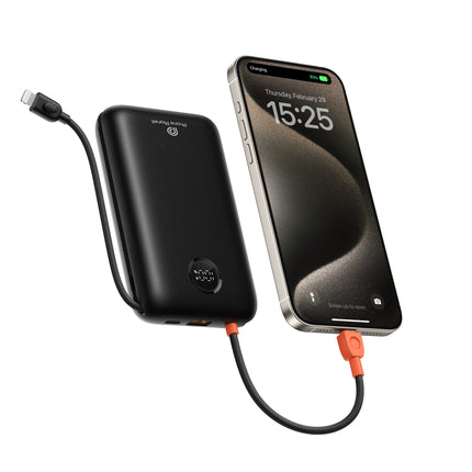 Phone Planet 20000mAh Fast Charging Power Bank with Built-In Cables