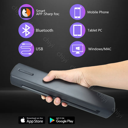 Portable Wireless A4 Thermal Printer and Tattoo Transfer Printer A4 Bluetooth Thermal Stencil Printer for Tattoo Artists