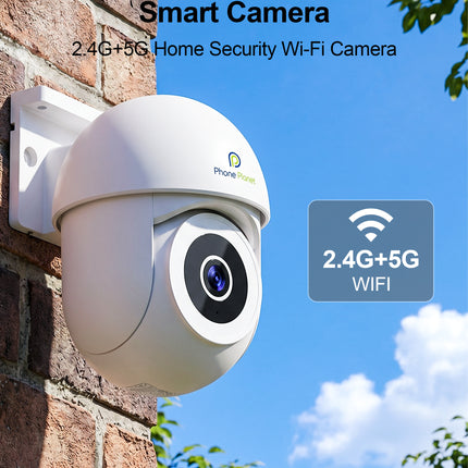 5G Dual-Band PTZ WiFi Security Camera Outdoor 3MP HD AI Motion Detection Night Vision IP65 Waterproof