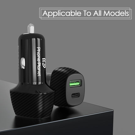 Phone Planet 38W Dual USB Fast Car Charger