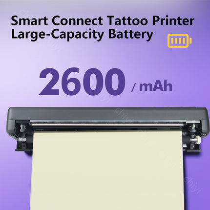 Portable Wireless A4 Thermal Printer and Tattoo Transfer Printer A4 Bluetooth Thermal Stencil Printer for Tattoo Artists