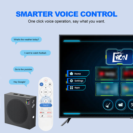 G8 Max 8K Android TV Box & Retro Gaming Console with WiFi 6 and Wireless Controller