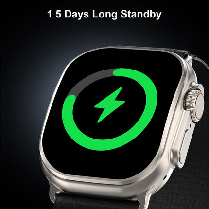 Ultra Smart Watch 2.01" curved HD Display | Bluetooth Calling | Fitness & Health Tracker