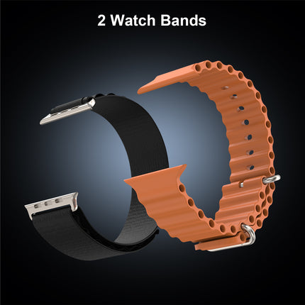 Ultra Smart Watch 2.01" curved HD Display | Bluetooth Calling | Fitness & Health Tracker