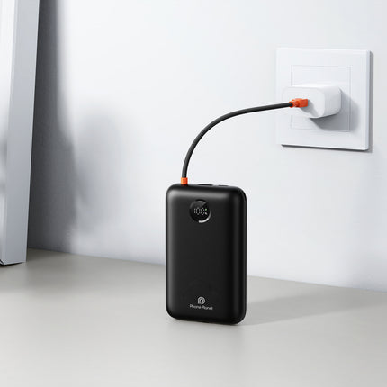 Phone Planet 20000mAh Fast Charging Power Bank with Built-In Cables