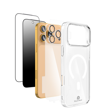 Phone Planet 6-in-1 Magnetic Protection Set for iPhone 17 / 17 Air / 17 Pro / 17 Pro Max