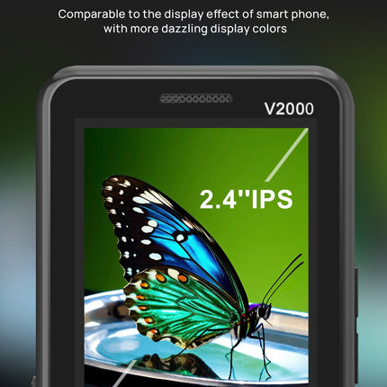 UNIWA V2000 4G Unlocked Senior Phone – 2.4" Display, Big Buttons, SOS, Dual SIM & 1700mAh Battery