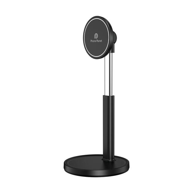 Magnetic Adjustable Phone Stand – Foldable Desktop Holder for iPhone & MagSafe Compatible Phones