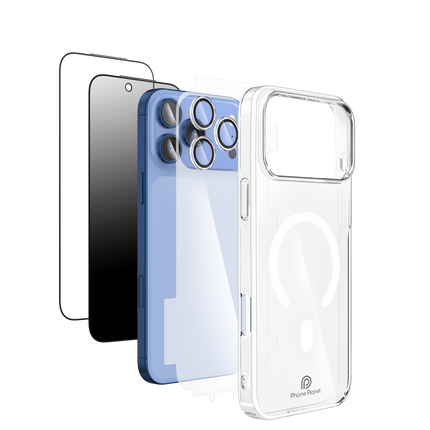 Phone Planet 6-in-1 Magnetic Protection Set for iPhone 17 / 17 Air / 17 Pro / 17 Pro Max
