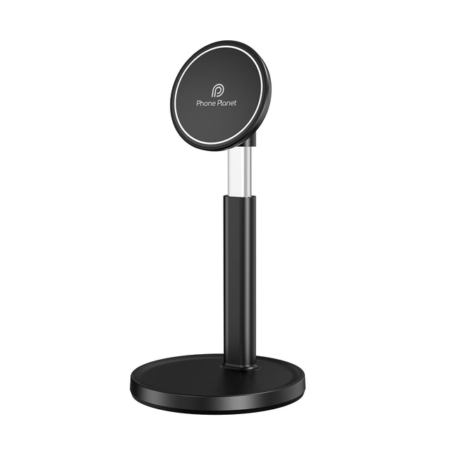 Magnetic Adjustable Phone Stand – Foldable Desktop Holder for iPhone & MagSafe Compatible Phones