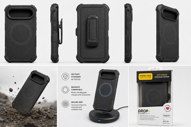 iPhone 17 Air Heavy Duty MagSafe Case – Drop Protection