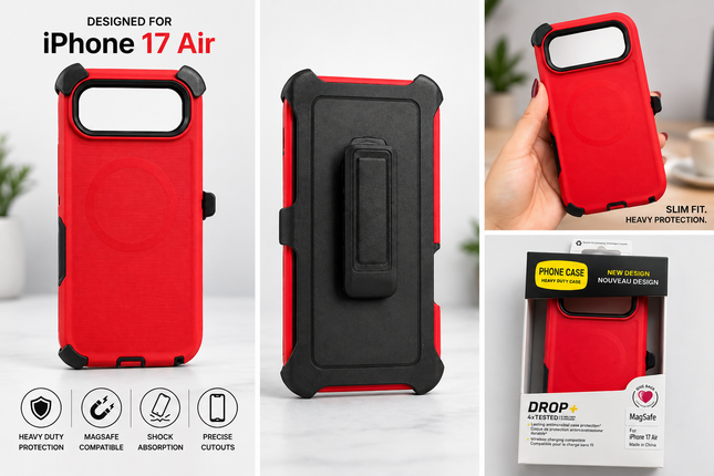 iPhone 17 Air Heavy Duty MagSafe Case – Drop Protection