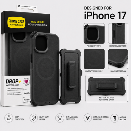 iPhone 17 Heavy Duty MagSafe Case
