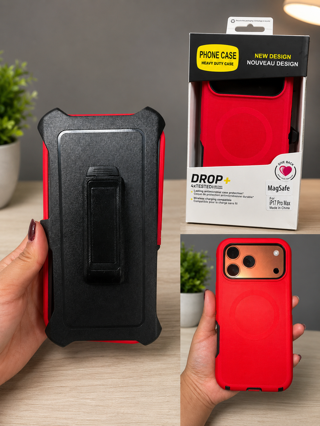 DROP+ Heavy Duty MagSafe Case for iPhone 17 Pro Max – Shockproof Protective Cover