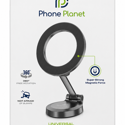 PP-HD18 Universal Magnetic Phone Holder – 360° Adjustable Desktop Stand for Smartphones