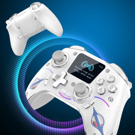 SH-2403 Wireless Gaming Controller with HD Display, Hall Effect Joysticks & RGB Lighting
