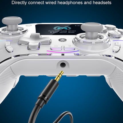 SH-2403 Wireless Gaming Controller with HD Display, Hall Effect Joysticks & RGB Lighting