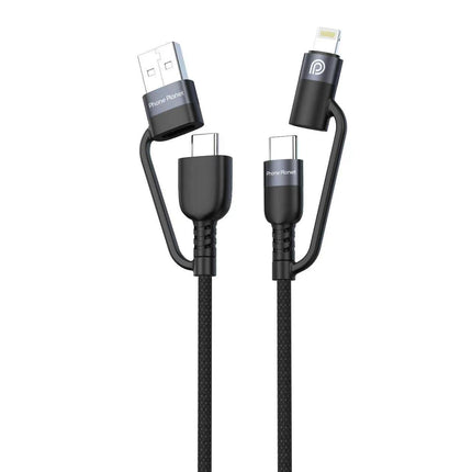 Phone Planet Braided 4-in-1 Fast Cable