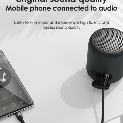 Phone Planet USB-C to 3.5mm AUX Braided Audio Cable 1.2M