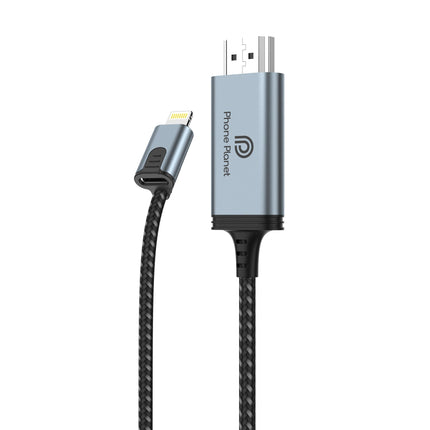 Phone Planet Lightning to HDMI HDTV Cable 1.8M
