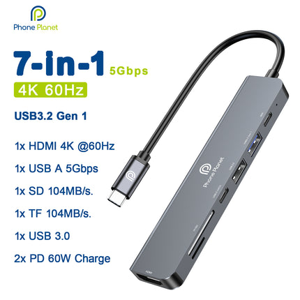 Phone Planet 7-in-1 USB-C Multifunction Hub