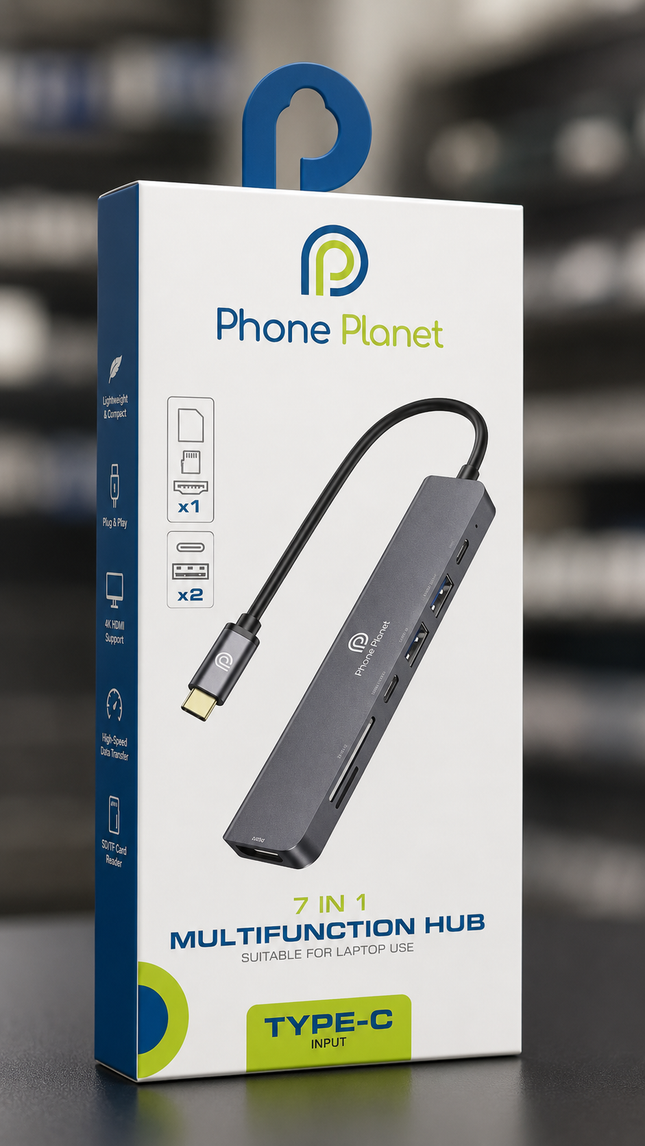 Phone Planet 7-in-1 USB-C Multifunction Hub