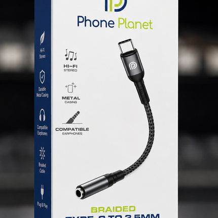 Phone Planet USB-C to 3.5mm Audio Adapter Cable