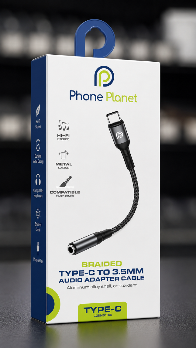 Phone Planet USB-C to 3.5mm Audio Adapter Cable