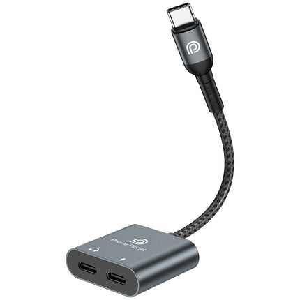 Phone Planet USB-C Audio & Charging Adapter 3-in-1