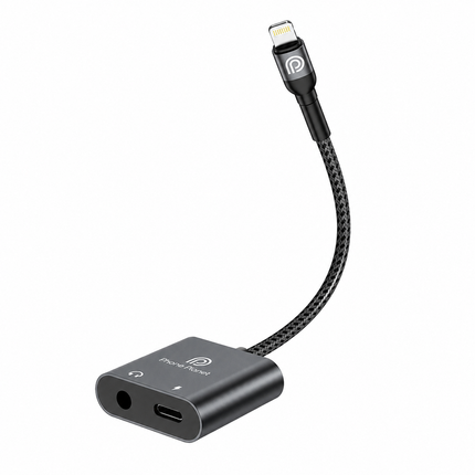 Phone Planet Lightning to 3.5mm Audio & Charging Adapter