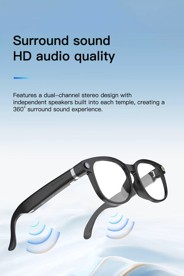 AI Smart Glasses Wireless Audio Glasses