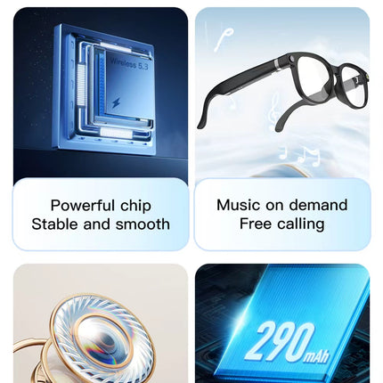 AI Smart Glasses Wireless Audio Glasses