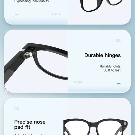 AI Smart Glasses Wireless Audio Glasses