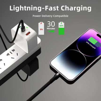 Phone Planet Braided Type-C to Lightning Cable 3M/10ft