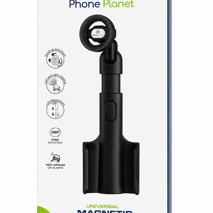 Universal Magnetic Car Cup Holder Mount – 360° Adjustable Phone Holder