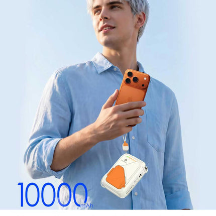 Phone Planet 10000mAh AC Plug Magnetic Wireless Power Bank – Built-In Charger