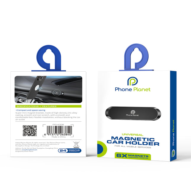 PP-HD06 Magnetic Car Phone Holder – Ultra Slim Dashboard Mount with 6 N52 Magnets