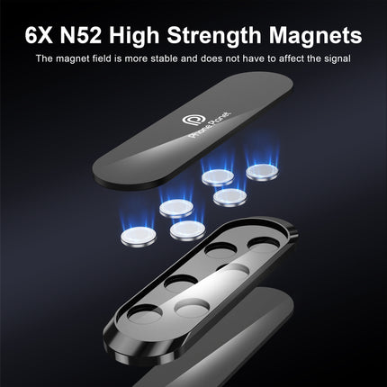 PP-HD06 Magnetic Car Phone Holder – Ultra Slim Dashboard Mount with 6 N52 Magnets