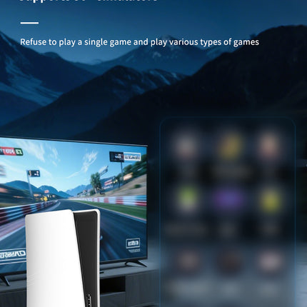 Q10SE 4K Retro TV Game Console with Dual Wireless Controllers – 50+ Emulators