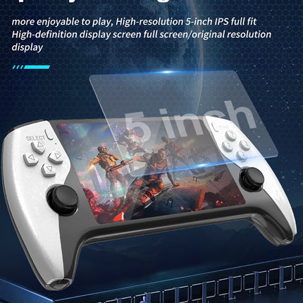 SF3500 5-Inch IPS Handheld Retro Gaming Console – 3000mAh Battery, HDMI Output, Dual Joystick.64gb