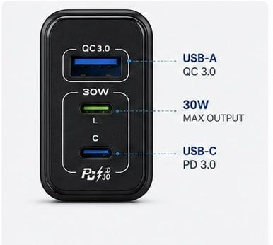 Phone Planet 30W PD Fast Charger with Type-C Cable