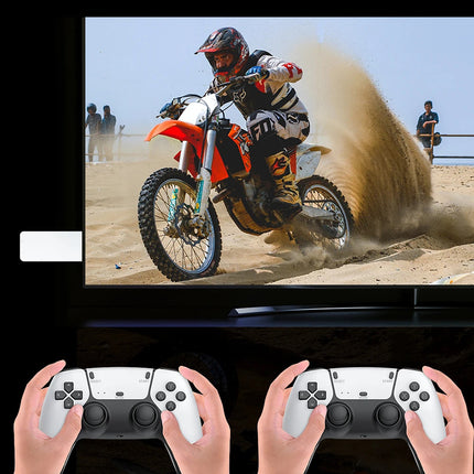 M15 Plus Retro Game Console 4K HDMI Game Stick with 2 Wireless Controllers – 30,000+ Games 8gb