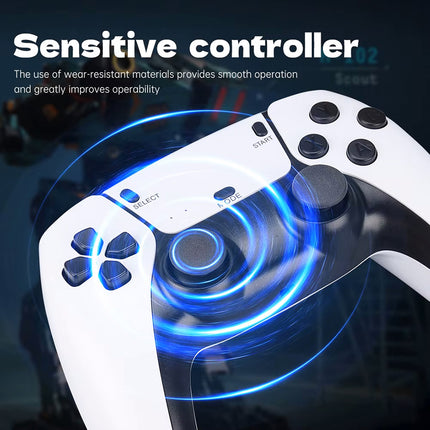 M15 Plus Retro Game Console 4K HDMI Game Stick with 2 Wireless Controllers – 30,000+ Games 8gb
